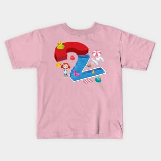 I am two years old toddler girl Kids T-Shirt